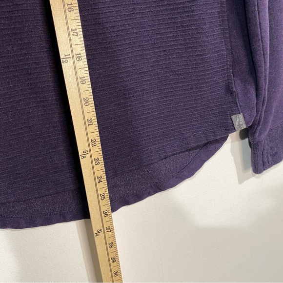 L.L Bean Women dark purple cowl neck pullover size small petite - Picture 5 of 9